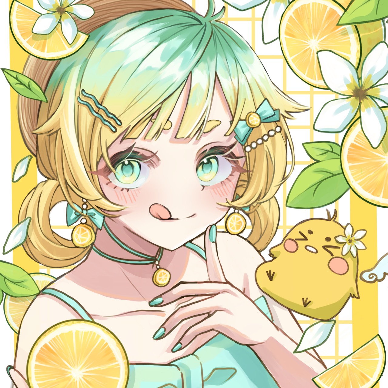 黄色い女性